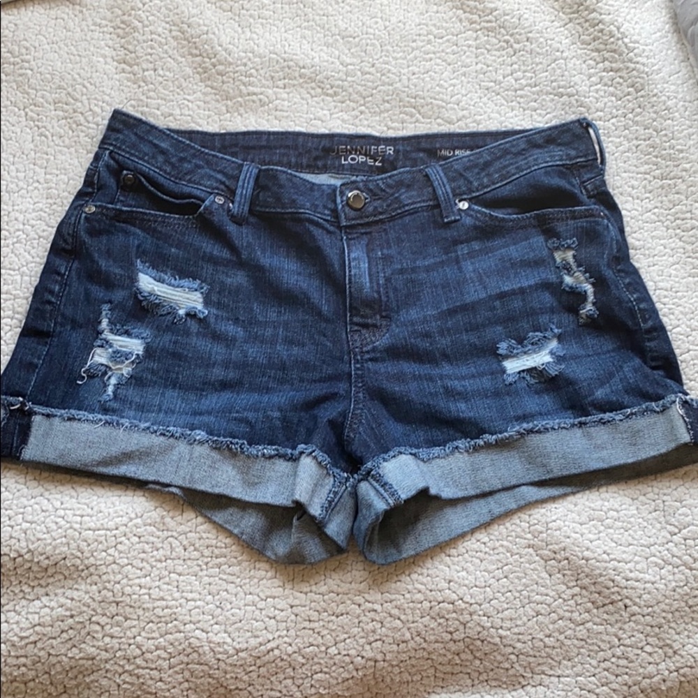 denim shorts